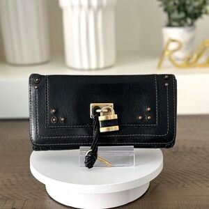 Chloe Paddington Long Wallet - Black